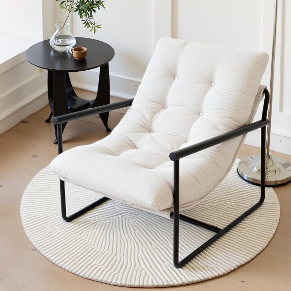 Upholstered accent armchair
