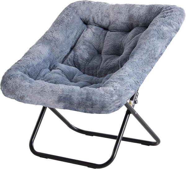 Oversized folding moon chair